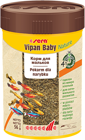 Sera Vipan Baby Корм для выращивания малька (микрохлопья) 100мл