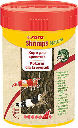 Sera Shrimps natural Основной корм для креветок 100мл