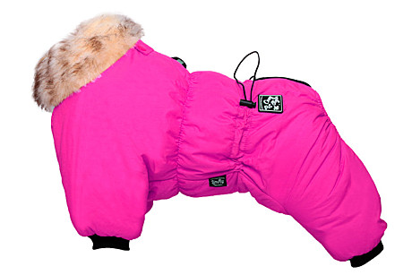 Lion Nice-Style Комбинезон для собак на девочку, цвет: фуксия Размер S