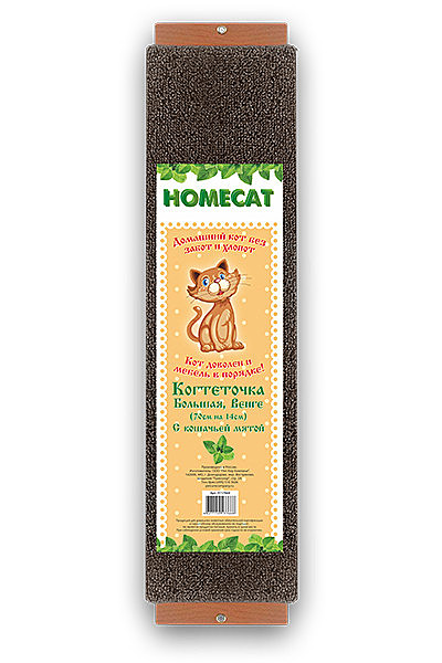 HomeCat Когтеточка с кошачьей мятой, малая 58*10см