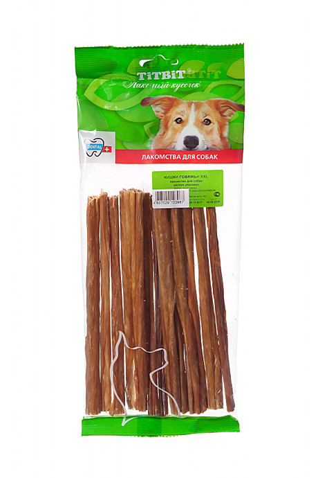 ТитБит Лакомство для собак Кишки говяжьи XXL