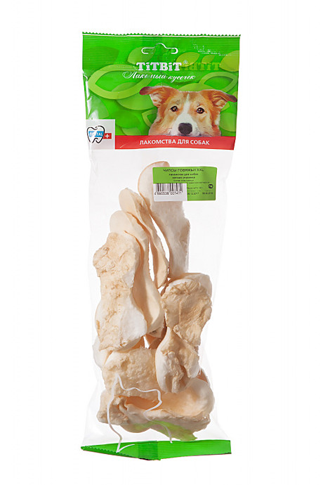 ТитБит Лакомство для собак Чипсы говяжьи XXL