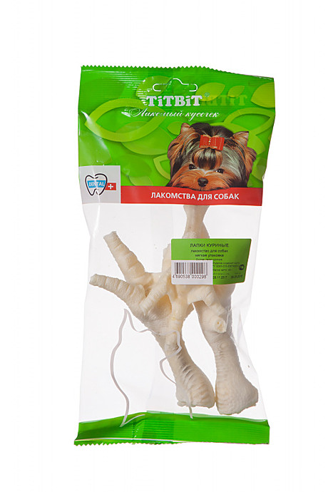 ТитБит Лакомство для собак Лапки куриные
