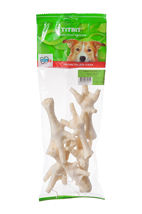 ТитБит Лакомство для собак Лапки куриные XXL