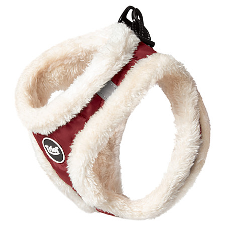 Triol Шлейка-жилетка мягкая бордовая XXS, обхват груди 280-320мм, серия BE TRENDY