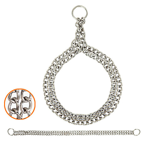 Triol ошейник-удавка двухрядный 2,5*400мм