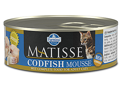 Farmina Matisse Консервы для взрослых кошек, мусс с Треской 85г