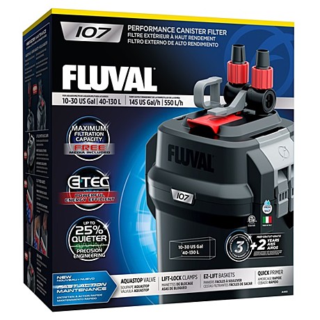 Fluval 107 Фильтр внешний для аквариума 550л/ч