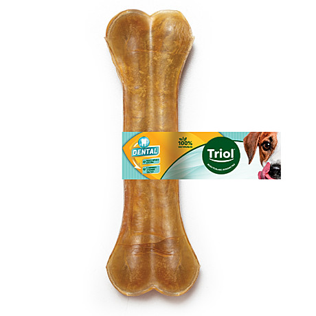 Triol Лакомство для собак Кость из жил, 12,5см, 50г 1шт