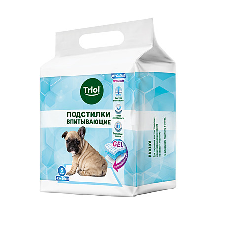 Triol HYGIENE Подстилки впитывающие 450*600мм 6шт
