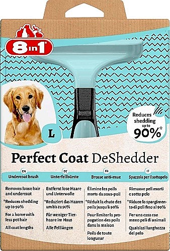 8in1 Дешеддер Perfect Coat L для крупных собак