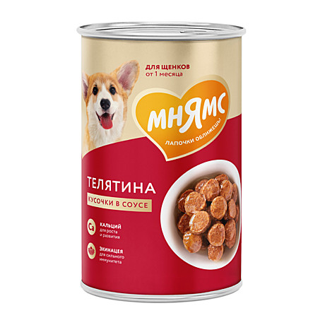 Мнямс Консервы для щенков всех пород 