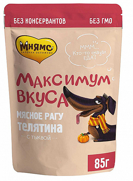 Мнямс Пауч для взрослых собак, 