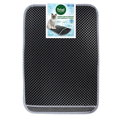Triol Коврик двухслойный для кошачьего туалета 47*37см