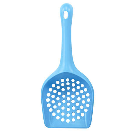 Triol Совок для кошачьего туалета с круглой ячейкой, голубой