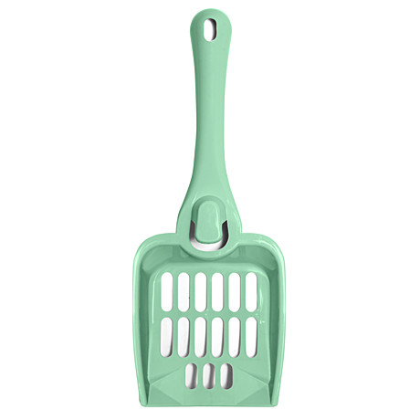 Triol Совок для кошачьего туалета с креплением на бортик, зеленый