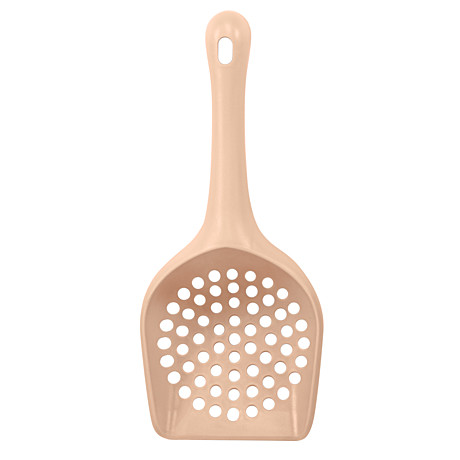 Triol Совок для кошачьего туалета с круглой ячейкой, бежевый