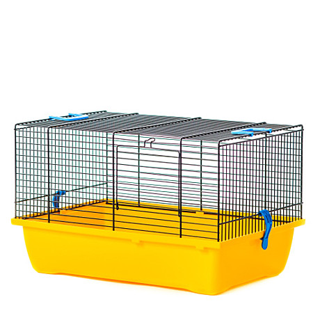 Inter-Zoo G031 Клетка для грызунов TEDDY LUX (GINO Color) пустая 420х290х260 (цветной прут)