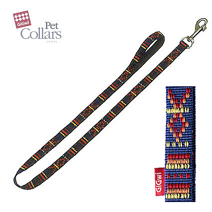 GiGwi Поводок синий L 20*120см