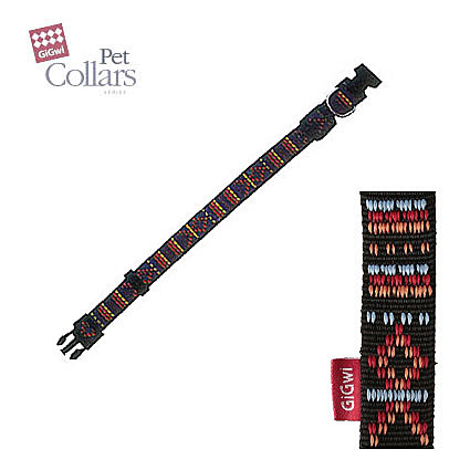 GiGwi Ошейник черный XL 48-70 см