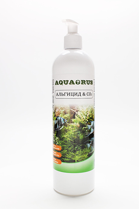 Aquaerus Альгицид+СО2 Средство для борьбы с водорослями в аквариуме 250мл