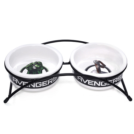 Triol Миска двойная керамическая на подставке Marvel Мстители, 2*0,25л