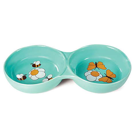 Triol Миска керамическая двойная 