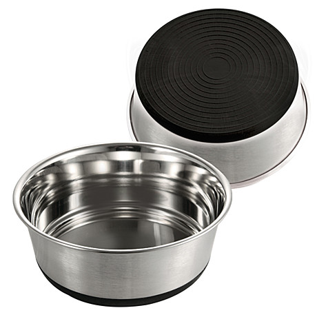 Triol Миска металлическая на резинке утяжеленная 0,5л