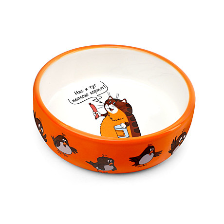 Triol СОЮЗМУЛЬТФИЛЬМ Миска для животных керамическая 