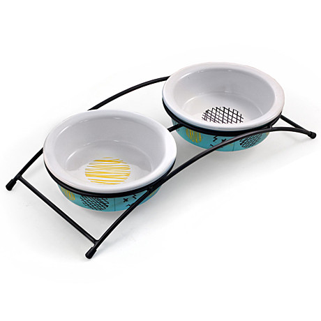 Triol Миска керамическая на подставке 