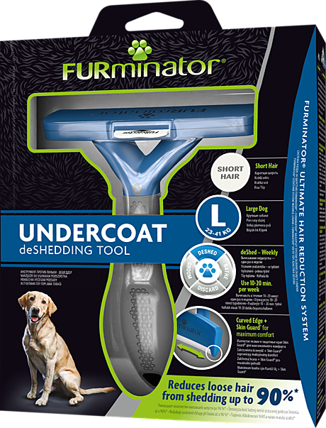 FURminator L для крупных собак с короткой шерстью