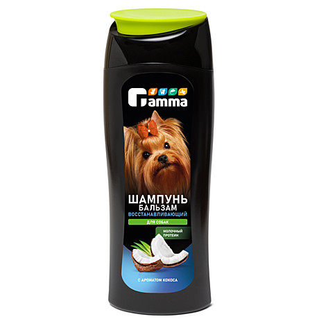 Gamma Шампунь-бальзам восстанавливающий для собак 400мл
