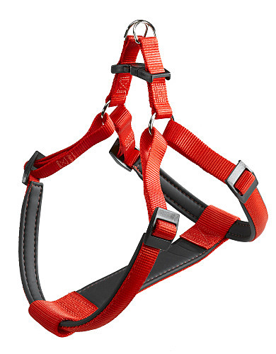 Ferplast DAYTONA LARGE Шлейка для собак, нейлоновая с мягкой подкладкой, красная