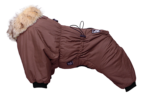 Lion Nice-Style Комбинезон для собак на девочку, цвет: коричневый Размер M