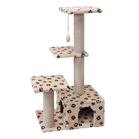 Gamma Игровой комплекс для кошек с 3 площадками разноцветный, 590*370*1110мм