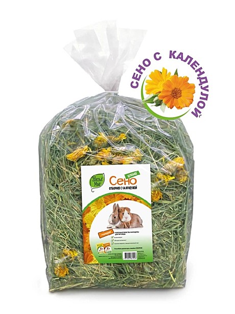Зверё моё Сено отборное с календулой 500г