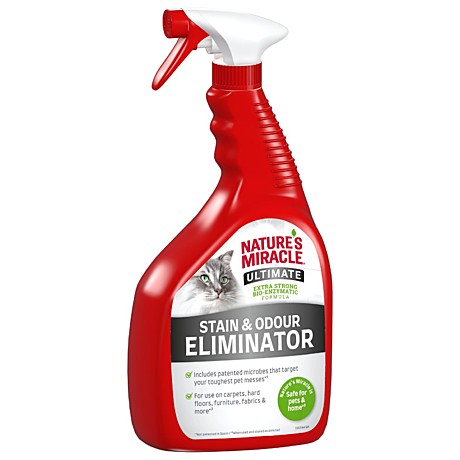 Nature’s Miracle Stain&Odour Eliminator Уничтожитель пятен/запахов с усиленной формулой д/кошек 946м