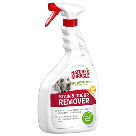 Nature’s Miracle Stain&Odour Remover Уничтожитель пятен и запахов для собак, аромат дыни,спрей 946мл