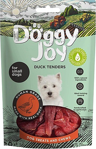 Doggy Joy Лакомство для собак мелких пород Hарезка утиного филе 55г