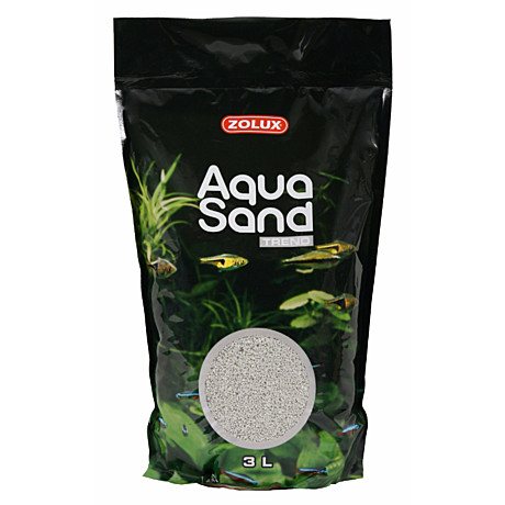 Zolux Грунт для аквариума Aquasand Moonlight Grey светло-серый 4,7кг