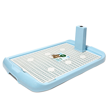 Triol Туалет для собак со столбиком, голубой 600*400*40мм